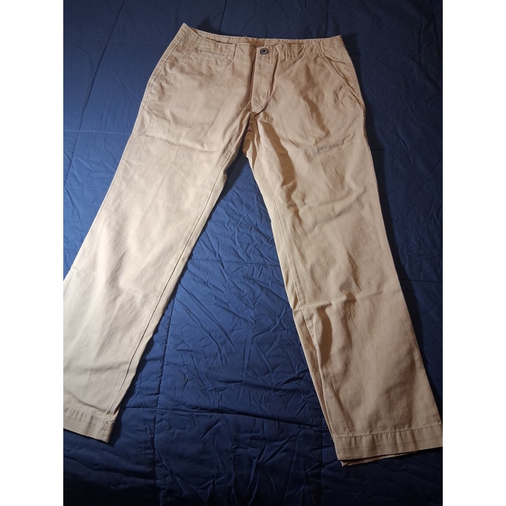 JCP Classic Khakis Pants - Flat Front - Slacks Trousers Men's‎ Size 34x29